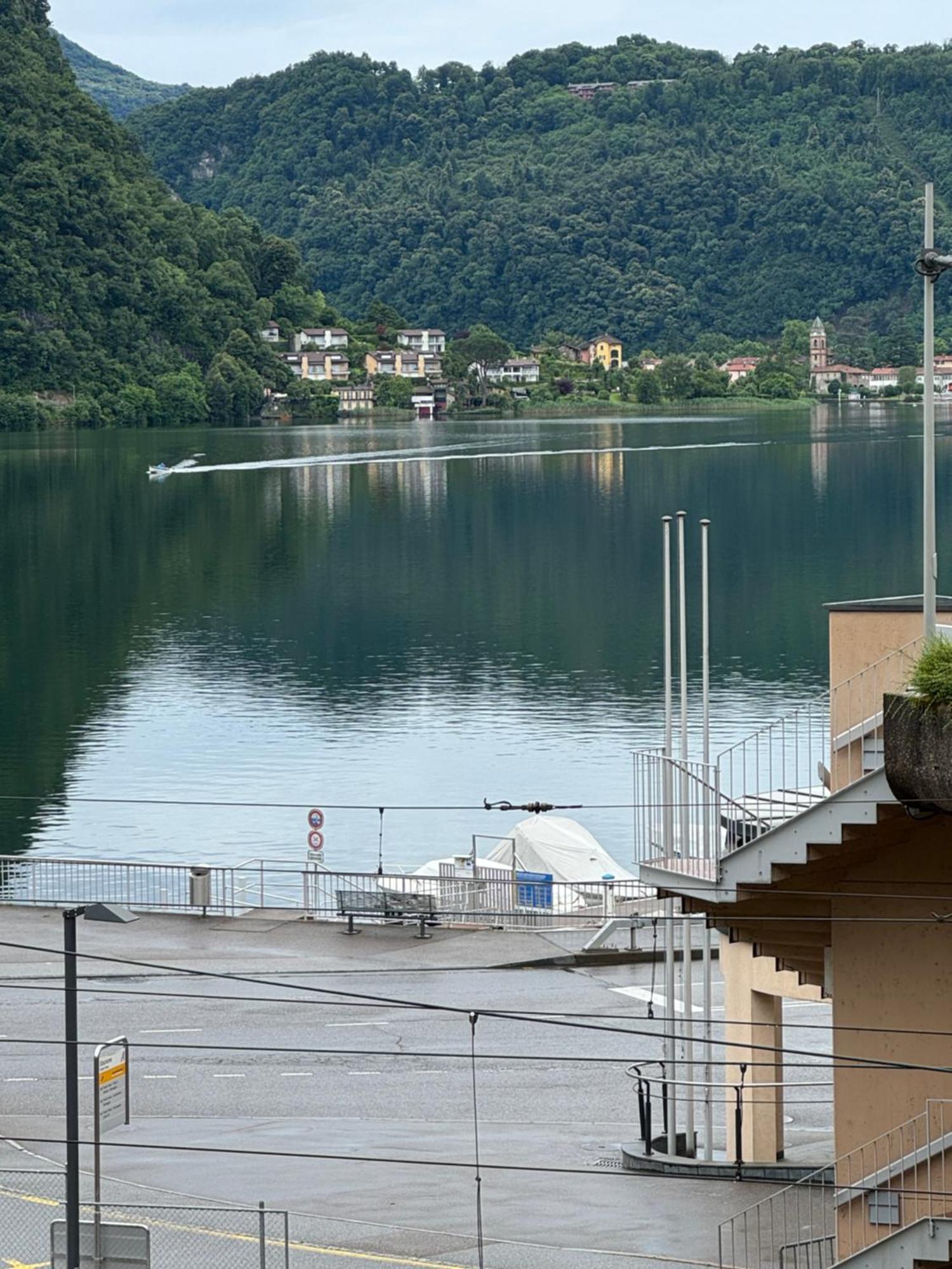 Neue Gartenwohnung Mit Sicht Auf Den Luganersee ポンテ・トレーザ エクステリア 写真